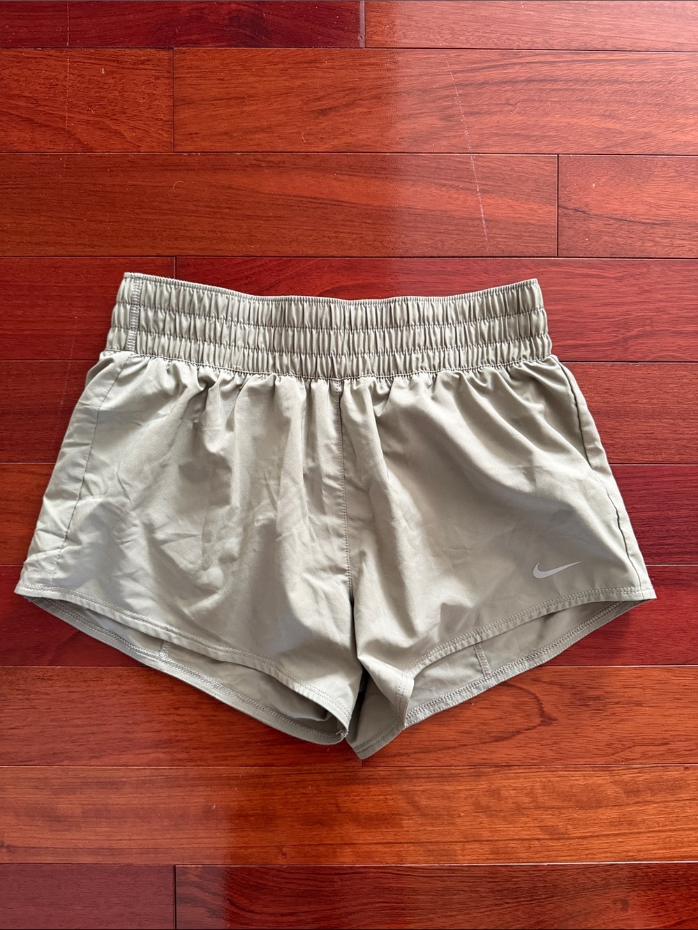 Nike Women's Olive Athletic Running Shorts